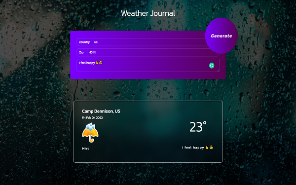 weather-api website